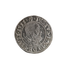 Decius Grosz, Jost Ludwik (fl. 1528–1535). 1535. Coin (Königsberg, Ducal Prussia). Obverse: