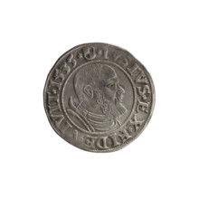 grosz, Decius, Jost Ludwik (fl. 1528–1535), Albrecht Hohenzollern (Prince of Prussia; 1490–1568) —