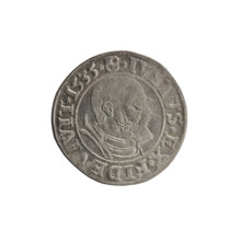 Grosz, Decius, Jost Ludwik (fl. 1528–1535). Coin, Ducal Prussia (1525–1701), Königsberg, 1535.