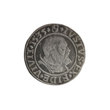 Decius Grosz, Jost Ludwik (fl. 1528–1535). Silver coin, 1535, Ducal Prussia (Königsberg). Obverse: