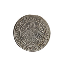 grosz, Decius, Jost Ludwik (fl. 1528-1535); eagles; Albrecht Hohenzollern (Prince of Prussia;