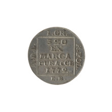 silver Crown groschen, Stanislaw August Poniatowski (King of Poland ; 1764–1795), Brenn, Efraim (fl