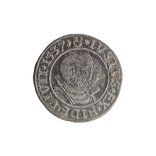 Decius Grosz; Jost Ludwik (fl. 1528–1535), publisher; Vogelwaider (Vogelwaid), Eustachius. Coin,