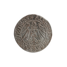 grosz, Vogelwaider (Vogelwaid), Eustachius, publisher, Decius, Jost Ludwik (fl. 1528-1535); eagles;