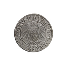 grosz; Vogelwaider (Vogelwaid), Eustachius, publisher; Decius, Jost Ludwik (fl. 1528-1535); eagles;