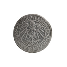 grosz; Schilling, Maciej, publisher; Decjusz, Jost Ludwik (fl. 1528-1535); eagles; Albrecht