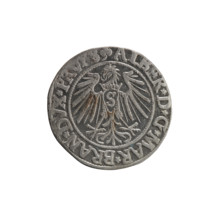 grosz, Schilling, Maciej, R0 (rarity), Albrecht Hohenzollern (Prince of Prussia; 1490–1568) —