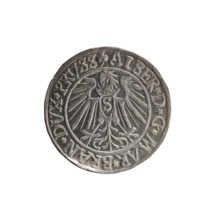 grosz, Schilling, Maciej, R0 (rarity), Albrecht Hohenzollern (Prince of Prussia; 1490–1568) —