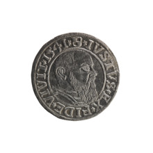 grosz, Schilling, Maciej, R0 (rarity), Albrecht Hohenzollern (Prince of Prussia; 1490–1568) —