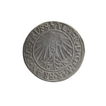 grosz, Schilling, Maciej, R0 (rarity), Albrecht Hohenzollern (Prince of Prussia; 1490-1568) -