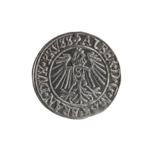 grosz, Schilling, Maciej, R0 (rarity), Albrecht Hohenzollern (Prince of Prussia; 1490-1568) -