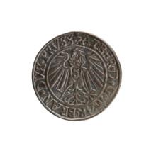 Albrecht Hohenzollern (Prince of Prussia; 1490–1568) — coin (1541, Königsberg, Ducal Prussia).