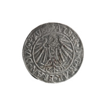 grosz, Schilling, Maciej, R0 (rarity), Albrecht Hohenzollern (Prince of Prussia; 1490-1568) -