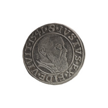 grosz; Schilling, Maciej; R0 (rarity). Albrecht Hohenzollern (Prince of Prussia; 1490–1568).