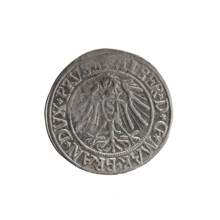 grosz, Schilling, Maciej, R0 (rarity), Albrecht Hohenzollern (Prince of Prussia; 1490–1568) —