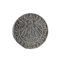 grosz, Schilling, Maciej, R3 (rarity), Albrecht Hohenzollern (Prince of Prussia; 1490-1568) -