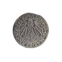 grosz, Schilling, Maciej, R0 (rarity), eagles, Albrecht Hohenzollern (Prince of Prussia; 1490–1568)
