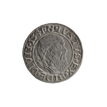 grosz, Schilling, Maciej, R0 (rarity), Albrecht Hohenzollern (Prince of Prussia; 1490–1568) —