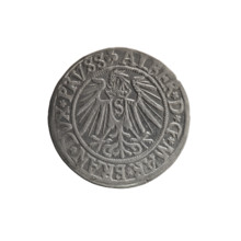 grosz, Schilling, Maciej, R0 (rarity), Albrecht Hohenzollern (Prince of Prussia; 1490–1568) —