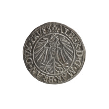 grosz, Schilling, Maciej, R0 (rarity), eagles, Albrecht Hohenzollern (Prince of Prussia; 1490-1568)