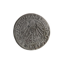 Albrecht Hohenzollern (Prince of Prussia; 1490–1568) — coin, 1541, Königsberg, Ducal Prussia