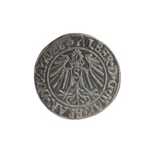 grosz, Schilling, Maciej, R0 (rarity), eagles, Albrecht Hohenzollern (Prince of Prussia; 1490–1568)