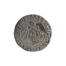 grosz, Schilling, Maciej, R0 (rarity), Albrecht Hohenzollern (Prince of Prussia; 1490–1568) —