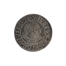 grosz, Schilling, Maciej, R3 (rarity), Albrecht Hohenzollern (Prince of Prussia; 1490–1568) —