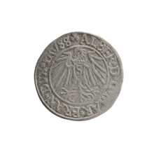 grosz, Straub (Strawb), Heinrich, R0 (rarity), Albrecht Hohenzollern (Prince of Prussia; 1490-1568)