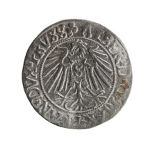 grosz, Straub (Strawb), Heinrich, R0 (rarity), eagles, Albrecht Hohenzollern (Prince of Prussia;