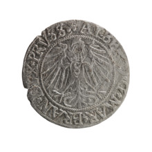 grosz, Straub (Strawb), Heinrich, R0 (rarity), eagles, Albrecht Hohenzollern (Prince of Prussia;