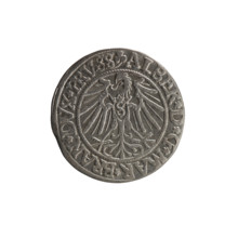 grosz, Straub (Strawb), Heinrich, R0 (rarity), eagles, Albrecht Hohenzollern (Prince of Prussia;
