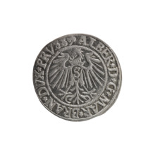 grosz, Straub (Strawb), Heinrich, R0 (rarity), Albrecht Hohenzollern (Prince of Prussia; 1490–1568)