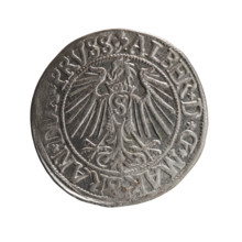 grosz, Straub (Strawb), Heinrich, R0 (rarity), Albrecht Hohenzollern (Prince of Prussia; 1490–1568)