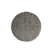 grosz, Straub (Strawb), Heinrich, R0 (rarity), eagles, Albrecht Hohenzollern (Prince of Prussia;
