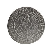 grosz; Straub (Strawb), Heinrich; R0 (rarity). Albrecht Hohenzollern (Prince of Prussia; 1490–1568)