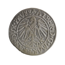grosz, Straub (Strawb), Heinrich, R0 (rarity), eagles, Hohenzollern (coat of arms), Albrecht
