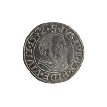 grosz, Straub (Strawb), Heinrich, R0 (rarity), eagles, Albrecht Hohenzollern (Prince of Prussia;