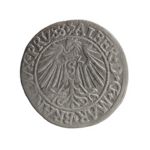 grosz, Straub (Strawb), Heinrich, R0 (rarity), Albrecht Hohenzollern (Prince of Prussia; 1490-1568)