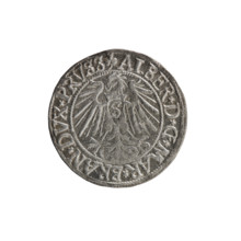 Albrecht Hohenzollern (Prince of Prussia; 1490–1568) — coin (Ducal Prussia, Königsberg), 1542.