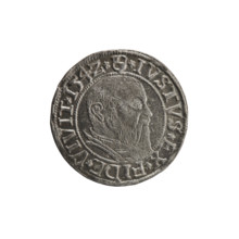 grosz, Straub (Strawb), Heinrich, R0 (rarity), Albrecht Hohenzollern (Prince of Prussia; 1490-1568)