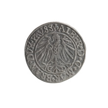 grosz, Straub (Strawb), Heinrich, R0 (rarity), eagles, Albrecht Hohenzollern (Prince of Prussia;