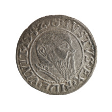 grosz, Straub (Strawb), Heinrich, R0 (rarity), Albrecht Hohenzollern (Prince of Prussia; 1490-1568)