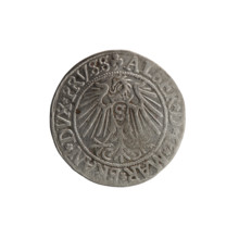 grosz, Straub (Strawb), Heinrich, R0 (rarity), Albrecht Hohenzollern (Prince of Prussia; 1490–1568)