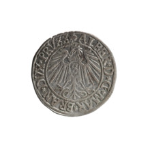 grosz, Straub (Strawb), Heinrich, R0 (rarity), Albrecht Hohenzollern (Prince of Prussia; 1490–1568)