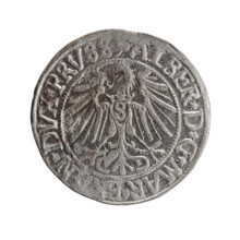 grosz; Straub (Strawb); Heinrich; R0 (rarity); Hohenzollern (coat of arms); male busts in armor;
