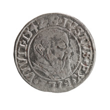 grosz, Straub (Strawb), Heinrich, R0 (rarity), Hohenzollern (coat of arms), male busts in armor,