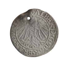 grosz, Straub (Strawb), Heinrich, R0 (rarity), eagles, Albrecht Hohenzollern (Prince of Prussia;