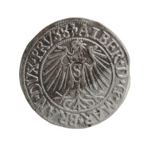 grosz, Straub (Strawb), Heinrich, R0 (rarity). Albrecht Hohenzollern (Prince of Prussia; 1490–1568)