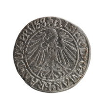 grosz, Schilling, Maciej, R0 (rarity), Albrecht Hohenzollern (Prince of Prussia; 1490–1568) —